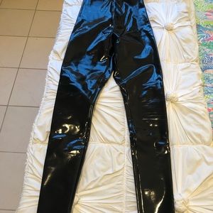 Commando faux patent leather leggings XS